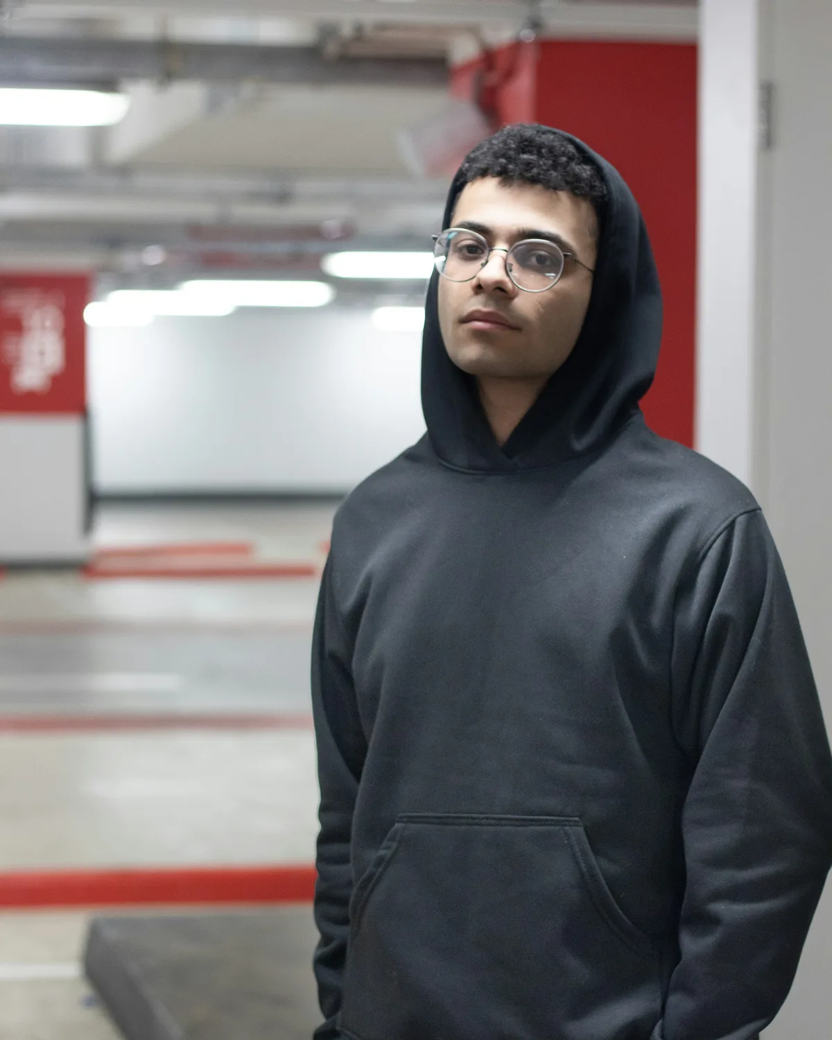 TRACK HOODIE, front view